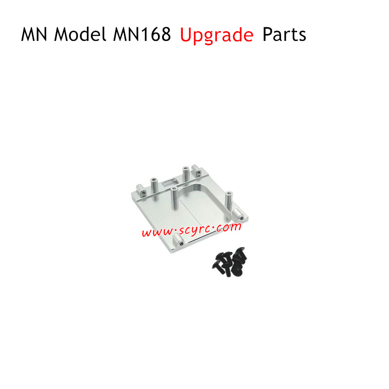 MN Model MN168 RC Car Upgrade Parts Metal Motor Mount Silver
