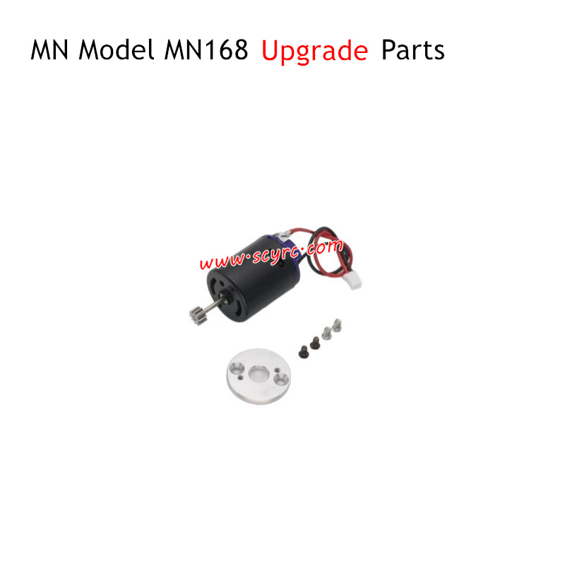 MN Model MN168 RC Car Upgrade Parts 370 Motor and Motor Seat Black