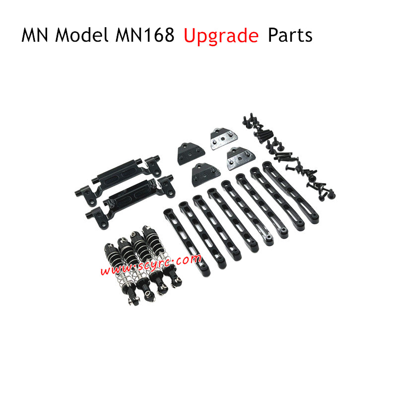 MN Model MN168 RC Car Upgrade Parts Alloy Assembly Black