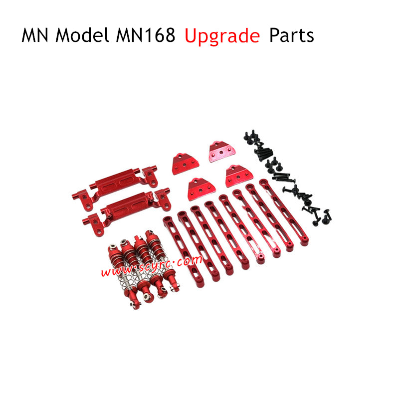 MN Model MN168 RC Car Upgrade Parts Alloy Assembly Red