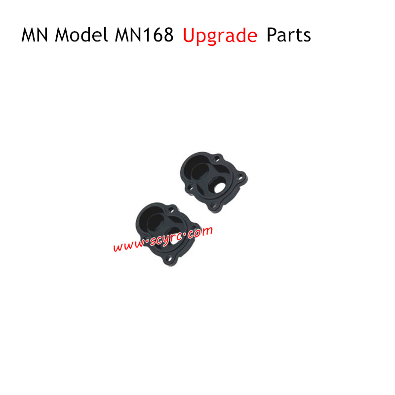 MN Model MN168 RC Car Upgrade Parts Front and Rear Covers Black