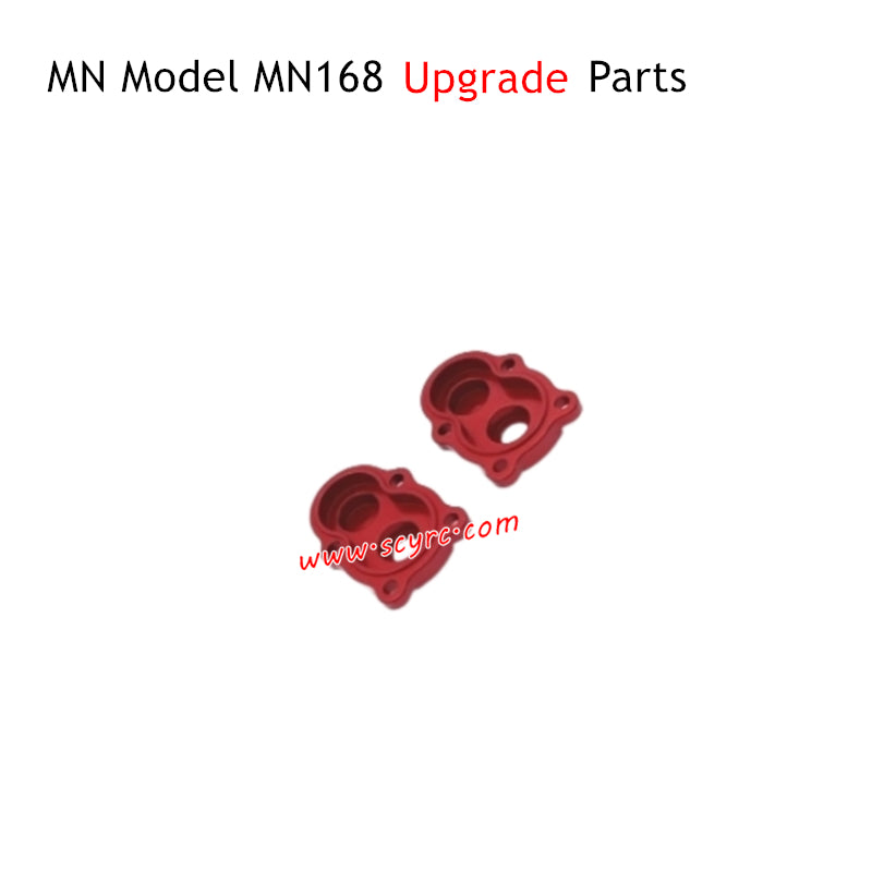 MN Model MN168 RC Car Upgrade Parts Front and Rear Covers Red