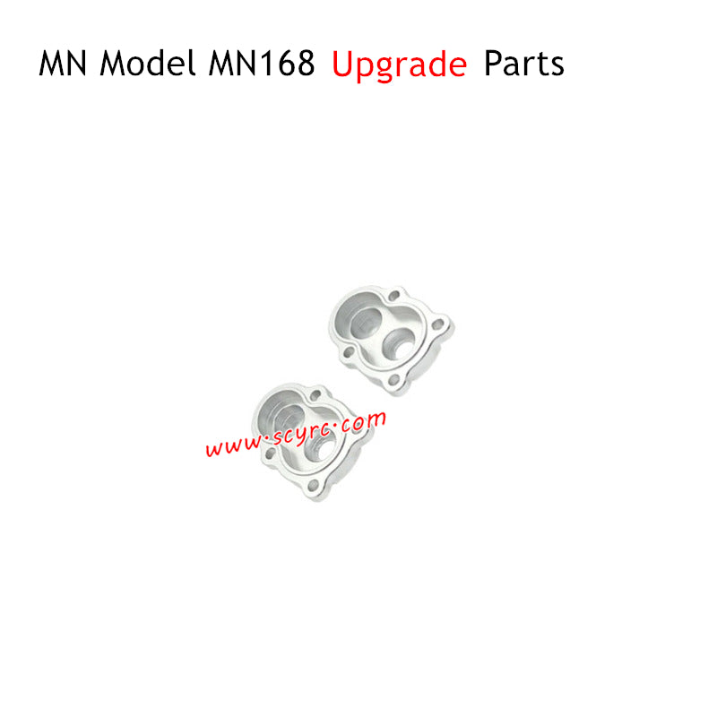 MN Model MN168 RC Car Upgrade Parts Front and Rear Covers Silver