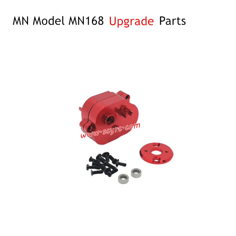 MN Model MN168 RC Truck Upgrade Parts Metal Box Red
