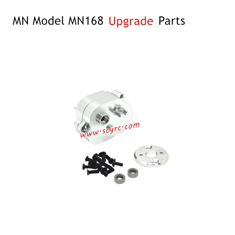 MN Model MN168 RC Truck Upgrade Parts Metal Box Silver