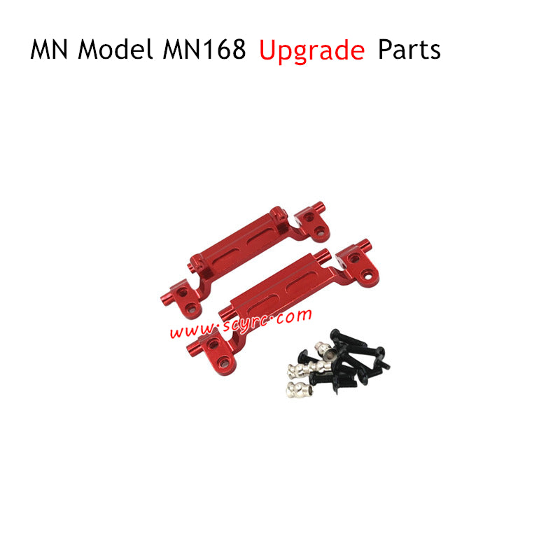 MN Model MN168 RC Truck Upgrade Parts Metal Servo Seat Red