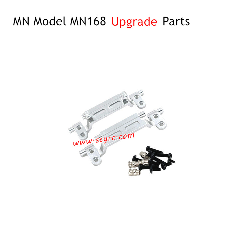 MN Model MN168 RC Truck Upgrade Parts Metal Servo Seat Silver