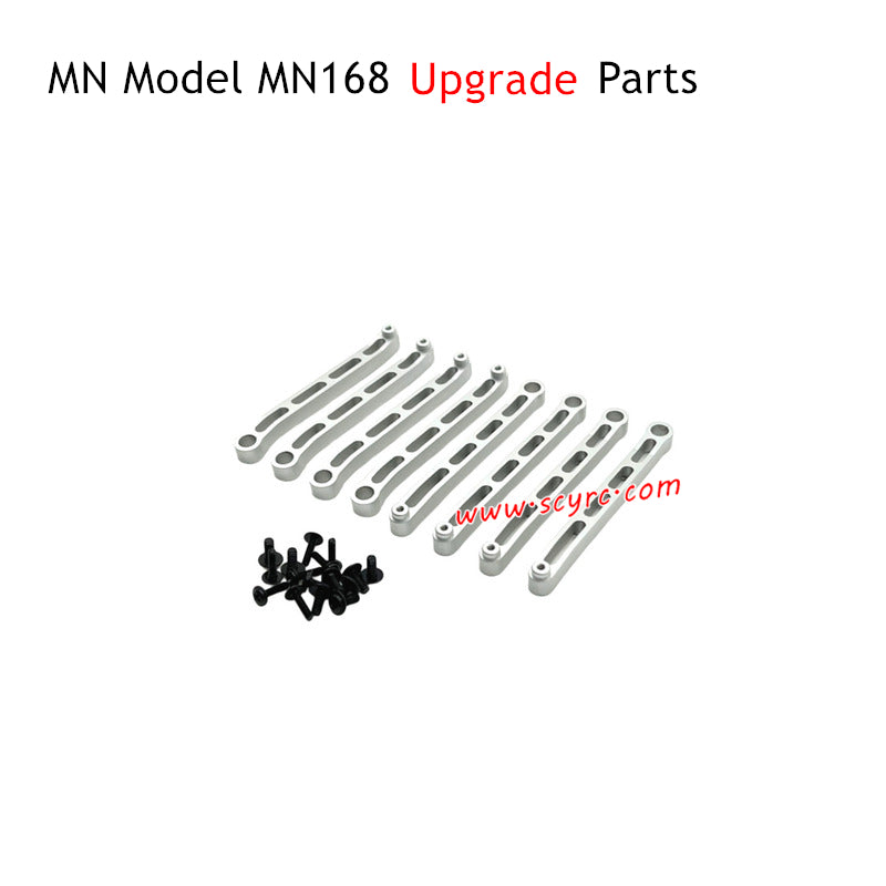 MN Model MN168 RC Truck Upgrade Parts Metal Chassis Fixing Rod Silver