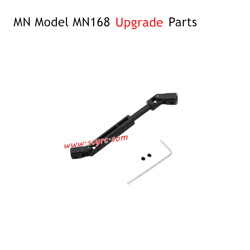 MN Model MN168 RC Truck Upgrade Parts Metal Drive Shaft Black
