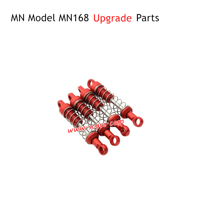 MN Model MN168 Upgrade Parts Metal Shock Red