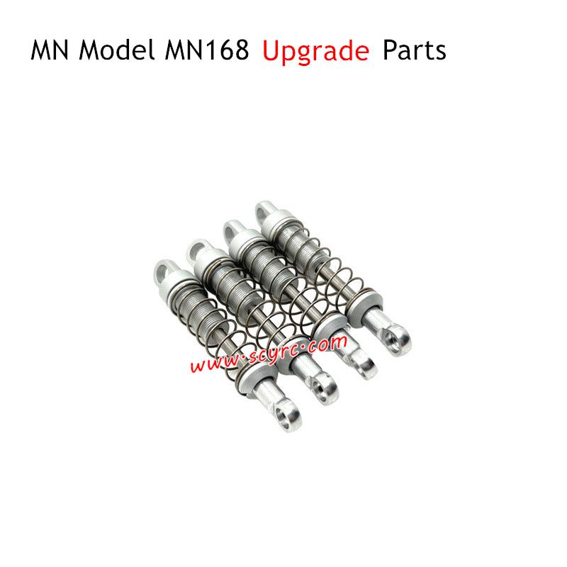 MN Model MN168 Upgrade Parts Metal Shock Silver