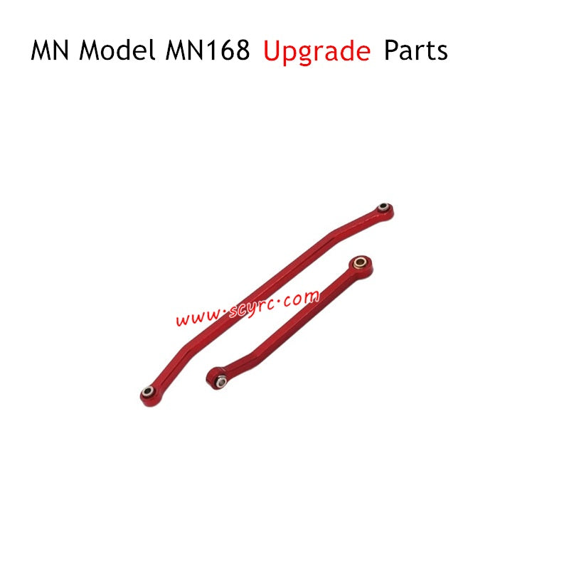 MN Model MN168 RC Truck Upgrade Parts Steering Tie Rod Red