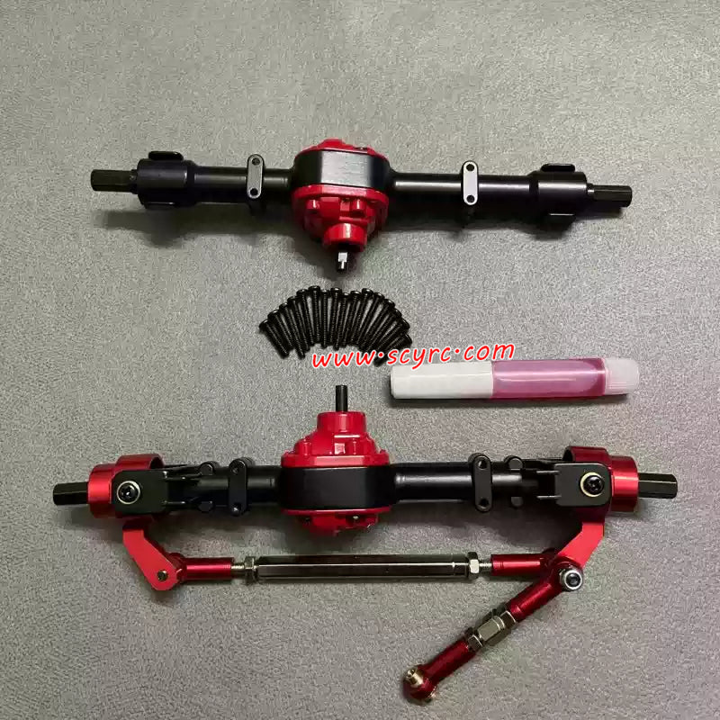 MN Model MN300 RC Car Upgrade Parts Metal Axle Set Black