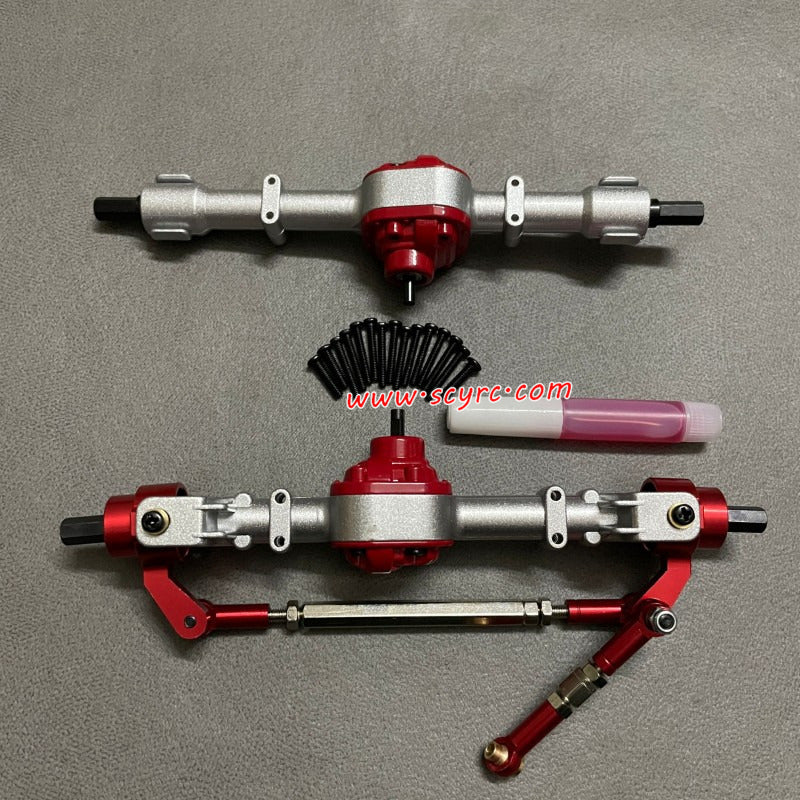 MN Model MN300 RC Car Upgrade Parts Metal Axle Set Silver