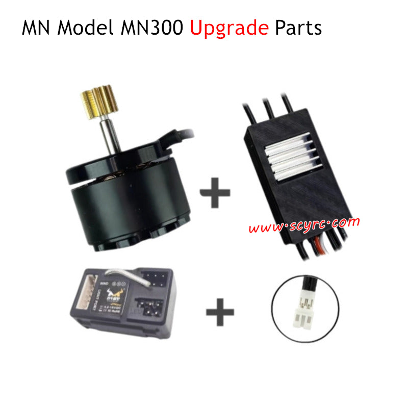 MN Model MN300 RC Car Upgrade Parts Motor ESC Receiver