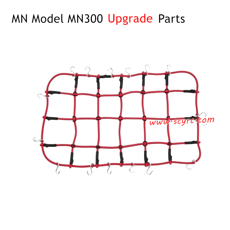 MN Model MN300 RC Car Upgrade Parts Red Luggage Net