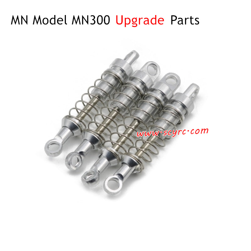 MN Model MN300 RC Car Upgrade Parts Shock Absorber Silver