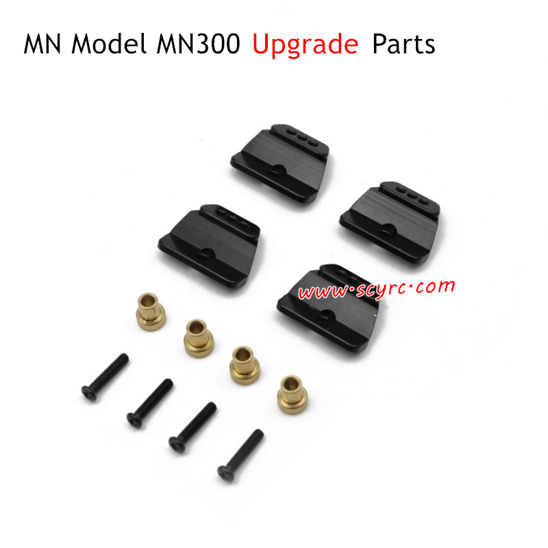 MN Model MN300 RC Car Upgrade Parts Shock Mount Black