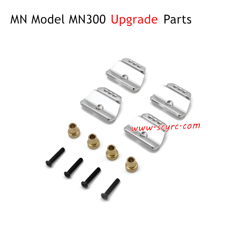 MN Model MN300 RC Car Upgrade Parts Shock Mount Silver