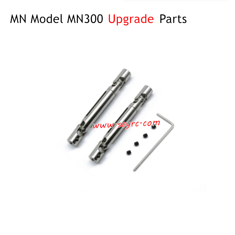 MN Model MN300 Upgrade Parts Metal Drive Shaft Silver
