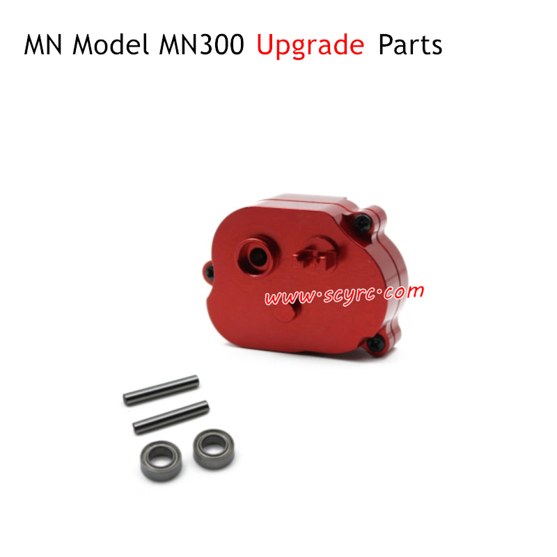 MN Model MN300 Upgrade Parts Metal Gearbox Housing Red