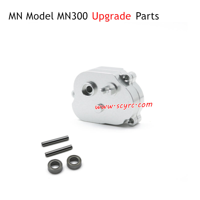 MN Model MN300 Upgrade Parts Metal Gearbox Housing Silver