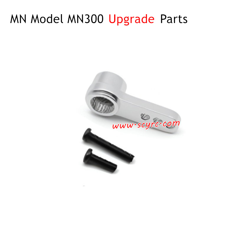 MN Model MN300 Upgrade Parts Metal Servo Arm Silver