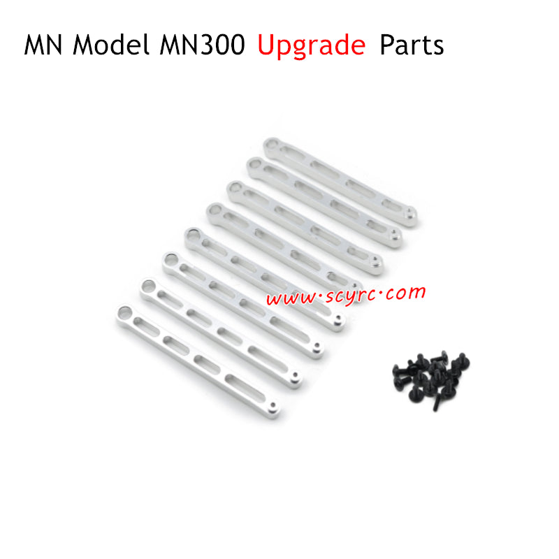 MN Model MN300 Upgrade Parts Metal Tie Rod Silver
