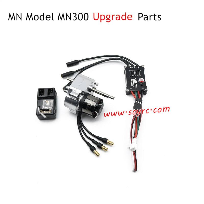 MN Model MN300 Upgrade Parts Motor and Gearbox Silver
