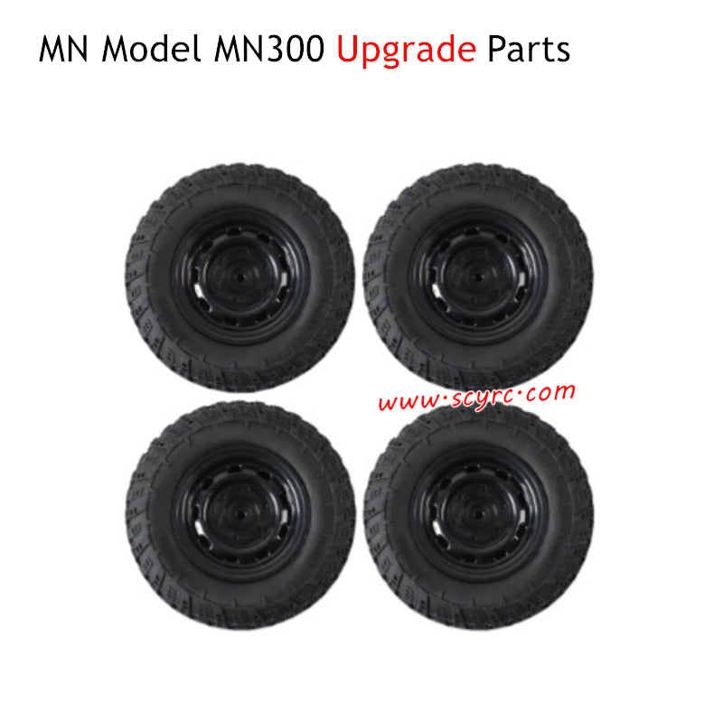 MN Model MN300 Upgrade Parts Wheel Black