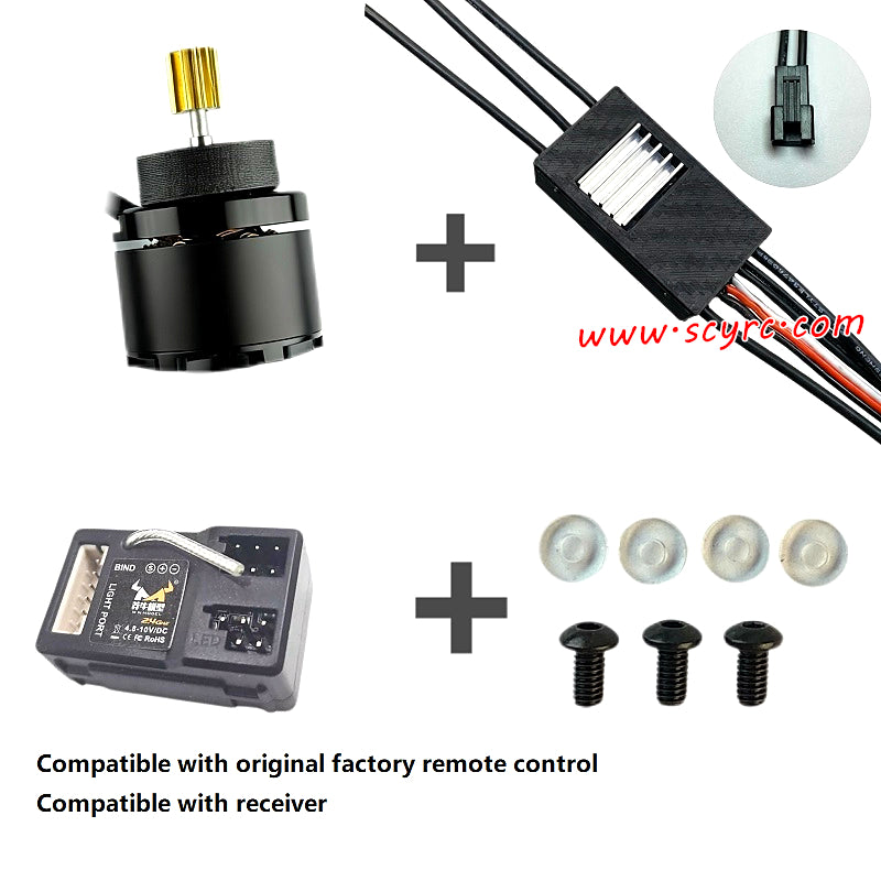 MN Model MN333 MN111 Upgrade Parts Receiver ESC Motor with SM3P