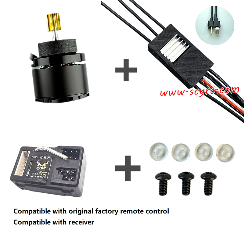MN Model MN333 MN111 Upgrade Parts Receiver ESC Motor with T-Plug