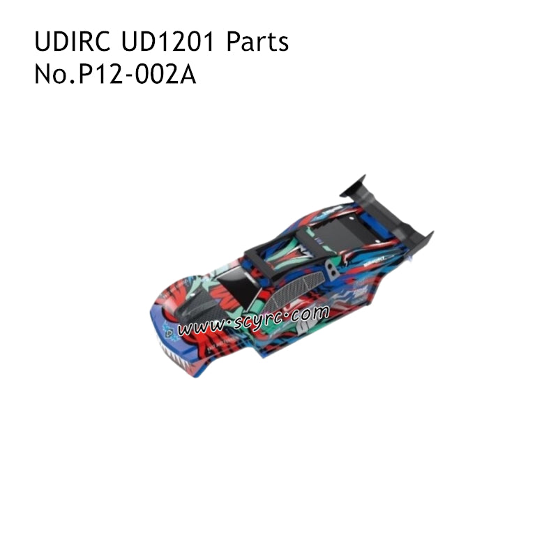 UDIRC UD1201 High Speed RC Car Parts Car Shell Assembly P12-002A