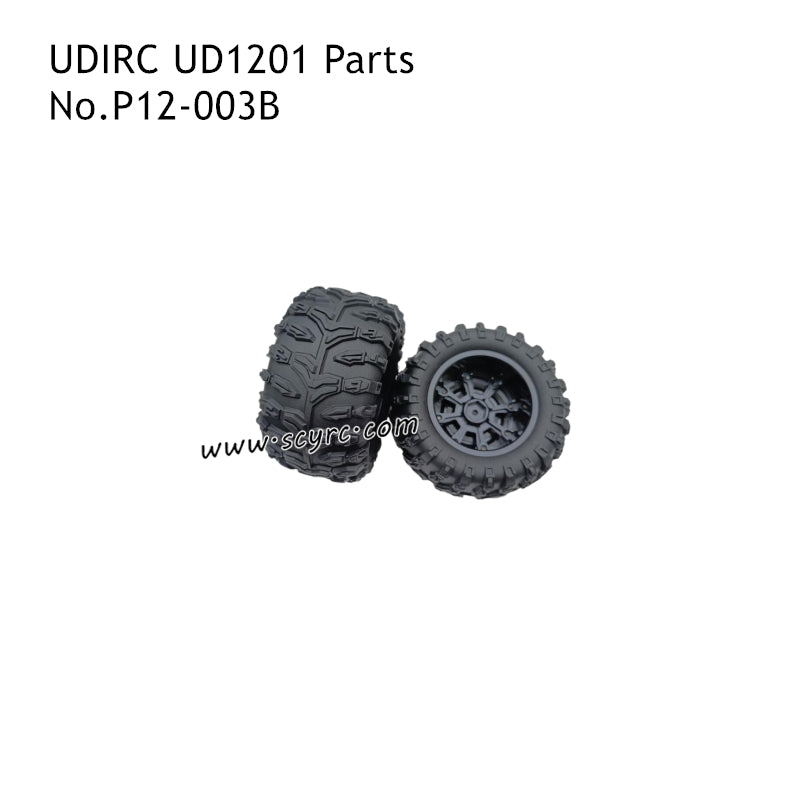 UDIRC UD1201 High Speed RC Car Parts Wheels Assembly P12-003B