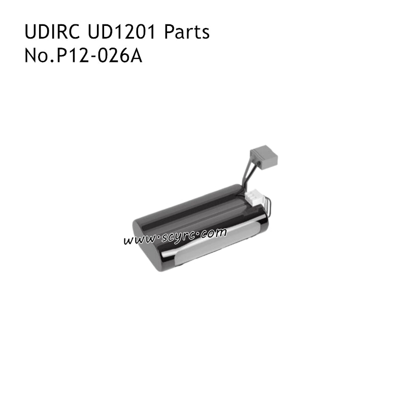 UDIRC UD1201 RC Car Parts Brushed 7.4V 1650 2000mAh Battery P12-026A