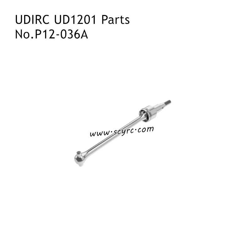 UDIRC UD1201 RC Truck Parts Metal Front CVD Transmission Shaft P12-036A