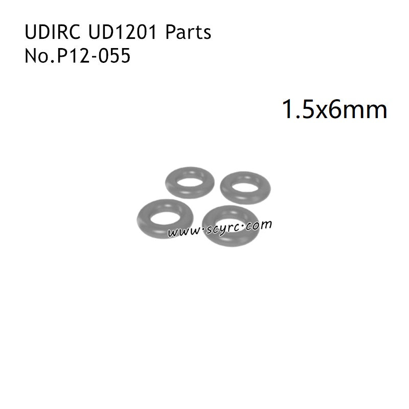 UDIRC UD1201 Off-road RC Car Parts 1.5x6mm O-shaped Rubber Rings P12-055