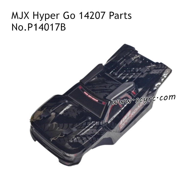 MJX Hyper Go 14207 RC Car Parts Car Shell Black P14017B