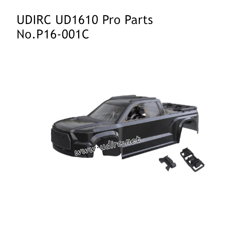 UDIRC UD1610 Pro Off-road RC Truck Parts Car Shell Assembly Black P16-001C