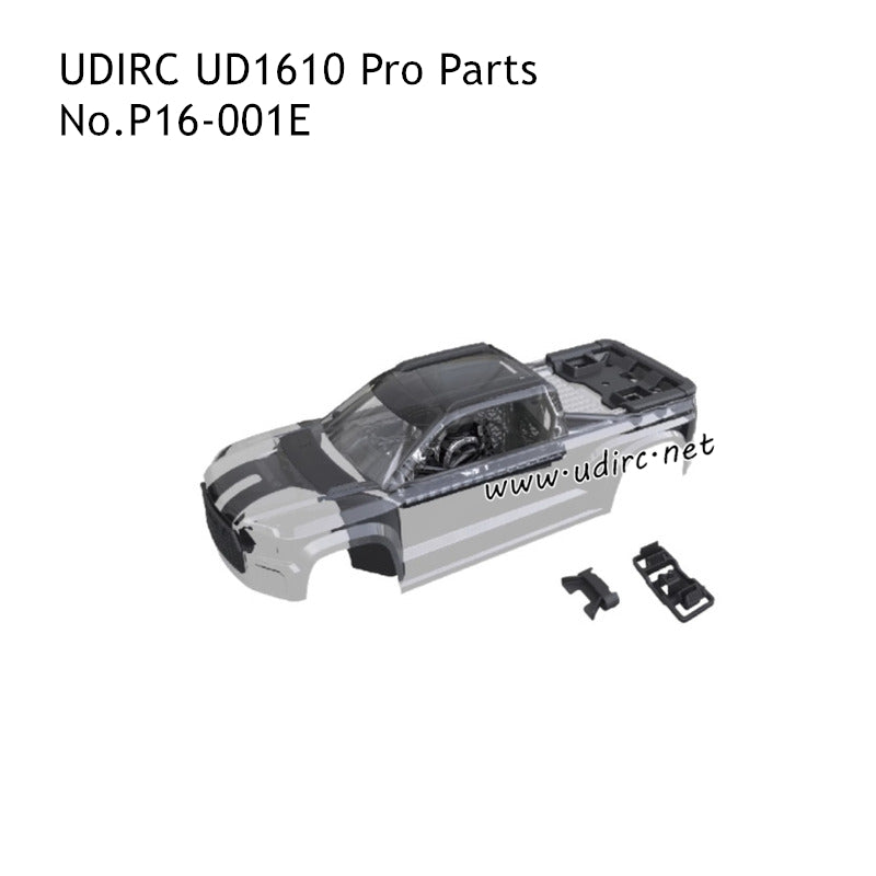 UDIRC UD1610 Pro Off-road RC Truck Parts Car Shell Assembly Transparent P16-001E
