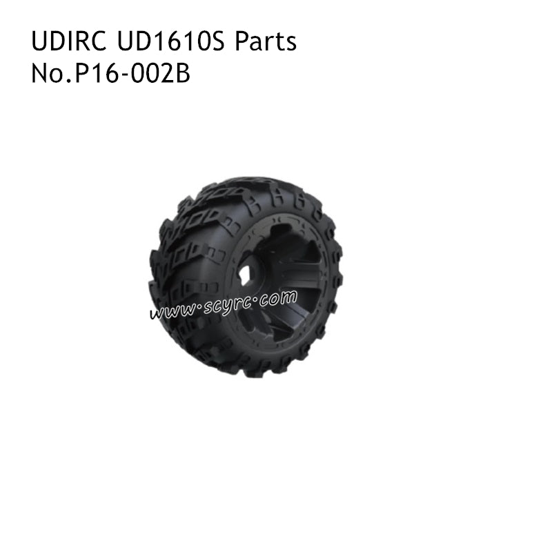 UDIRC UD1610S RC Truck Parts Rubber Wheels P16-002B