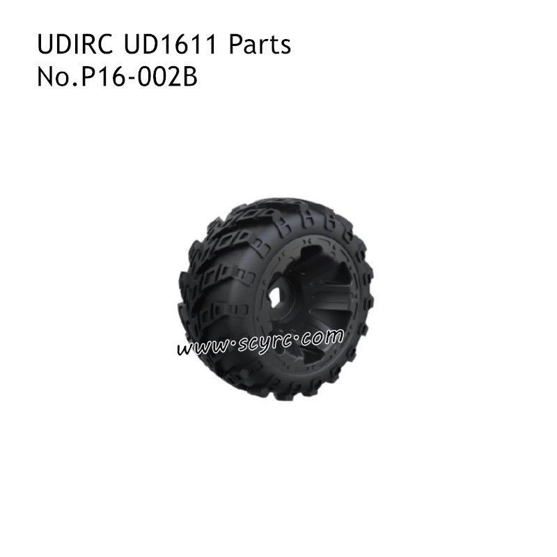 UDIRC UD1611 High Speed Brushed RC Car Parts Rubber Wheels P16-002B