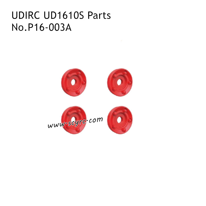UDIRC UD1610S RC Truck Parts Wheel Anti-Skid Spacer Red P16-003A