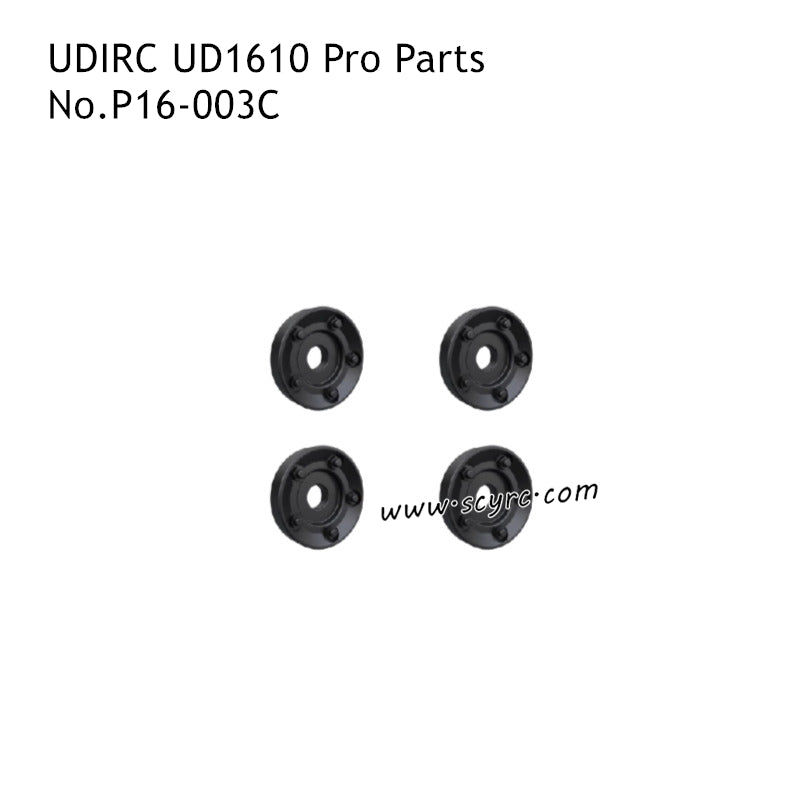 UDIRC UD1610 Pro Off-road RC Truck Parts Wheel Anti-slip Spacer P16-003C Black