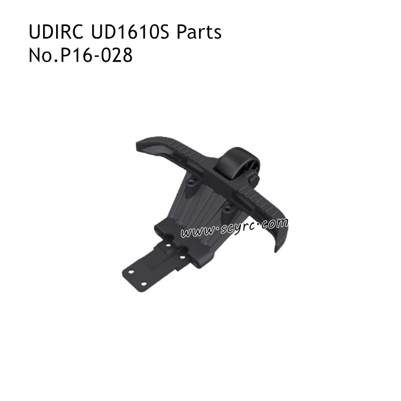 UDIRC UD1610S DARKSTEEL RC Car Parts Rear Bumper Assembly P16-028