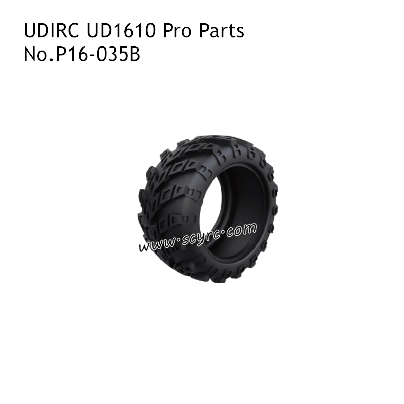 UDIRC UD1610 Pro Off-road RC Truck Parts Rubber Wheels without Wheel Hubs P16-035B