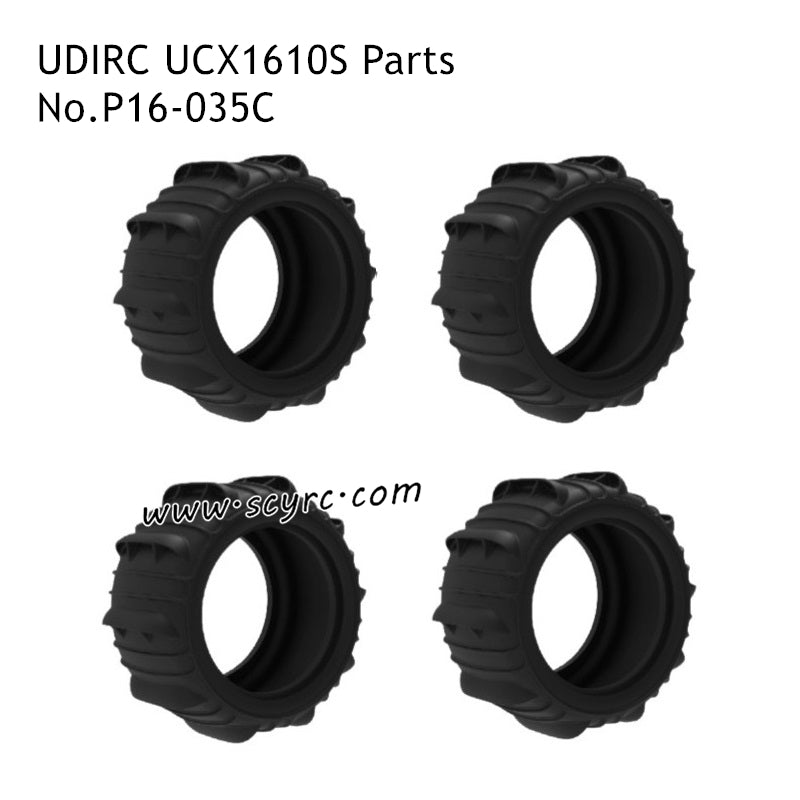 UDIRC UD1610S RC Car Parts Sanding Wheel Tread P16-035C 