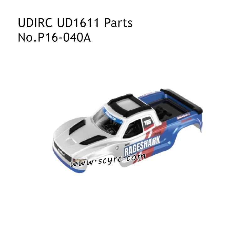 UDIRC UD1611 Parts Body Assembly Blue P16-040A