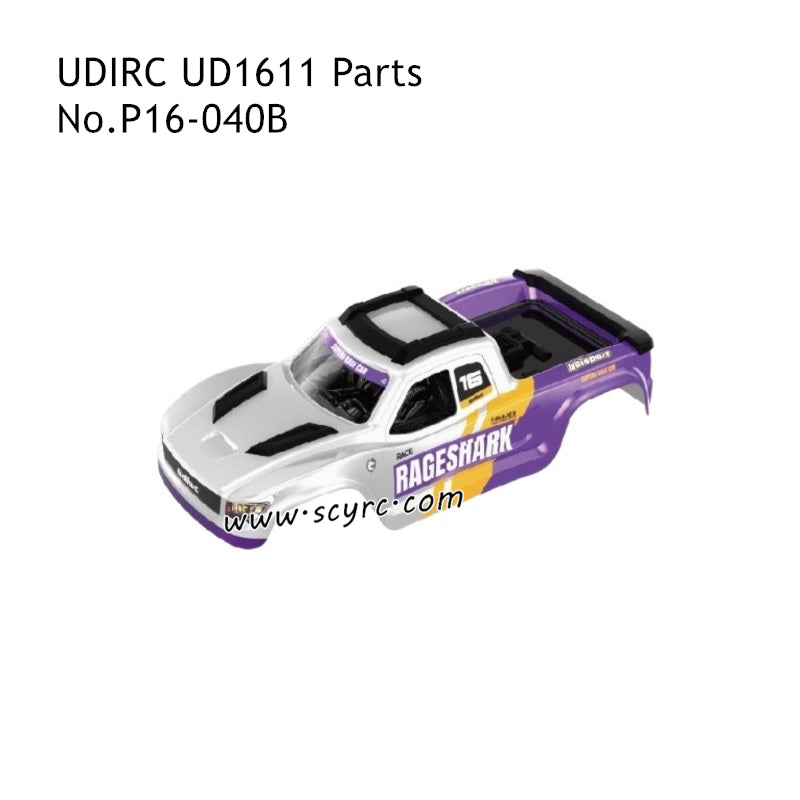 UDIRC UD1611 Parts Body Assembly Purple P16-040B