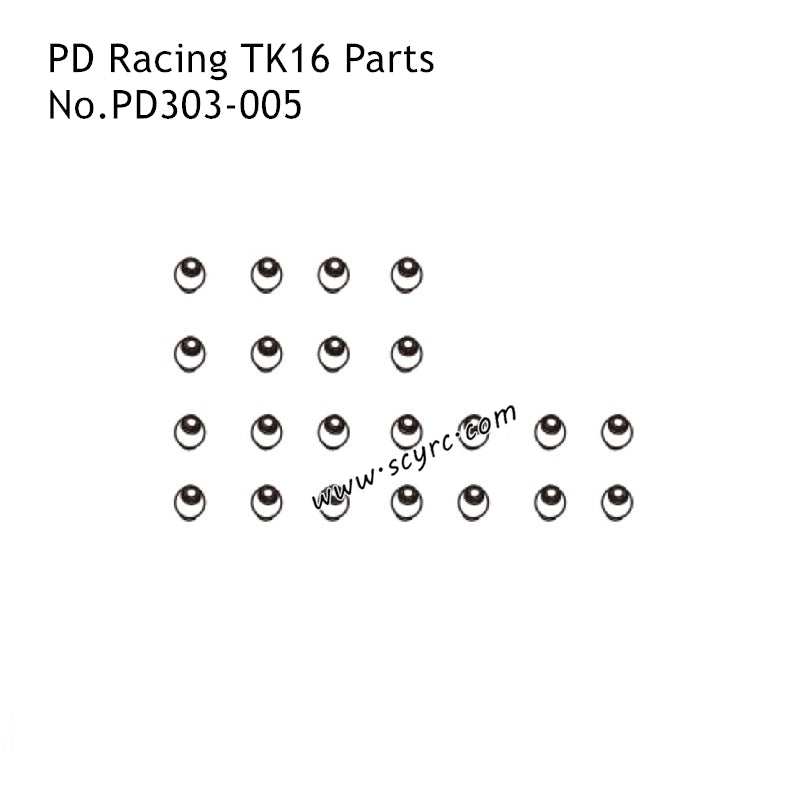PD Racing TK10 1/16 RC Car Parts Pivot Ball PD303-005